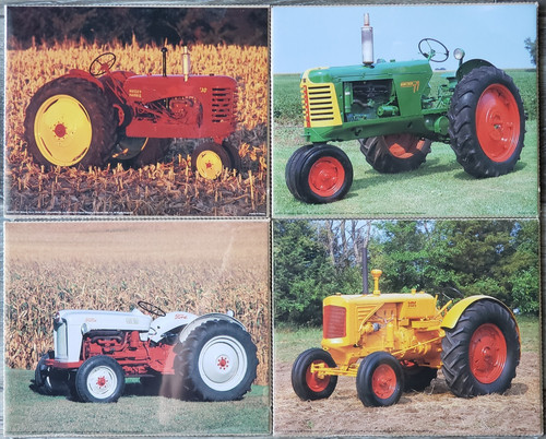 Vintage tractor prints lot - vintage,